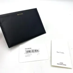 美品　Paul Smith ポールスミス　カードケース　名刺入れ　パスポートカース　ブラック　レザー　イタリア製