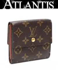 ルイヴィトン LOUIS VUITTON ポルト モネ ビエ カルト クレディ Wホック 財布 モノグラム M61652 【73602】