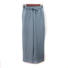 B&Y ユナイテッドアローズ BEAUTY&YOUTH ビューティー&ユース ワイドパンツ ハイウエスト S 紺 ネイビー /YI