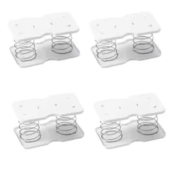 ウェットティッシュケース 4個入り 白い 自動ペーパーポンピング 弾力性が良い インストールが簡単 ティッシュボックス ウェット おしゃれ ペーパータオルケース