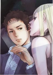 閃光のハサウェイ キルケーの魔女 来場者特典 恩田尚之 イラストカード<ハサウェイ&ギギ> 1週目