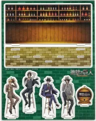 【中古】アクリルスタンド・アクリルパネル エレン＆アルミン＆ハンジ＆リヴァイ 描き下ろしアクリルジオラマ スーツver. 「進撃の巨人 The Final Season×ドン・キホーテ」