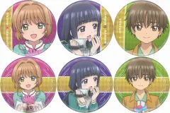 【中古】バッジ・ピンズ 全6種セット 「カードキャプターさくら クリアカード編 POP UP SHOP in 東京アニメセンター 描き下ろしトレーディング缶バッジ」