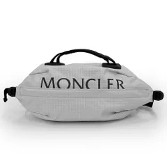 モンクレール 5M00004 アルケミ ベルトバック ウエストバッグ ナイロン グレー ボディバッグ ショルダー 斜め掛け ブラック金具 MONCLER（未使用　展示品）