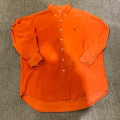 (L) POLO ポロ ラルフローレン コーデュロイ シャツ ブレイク