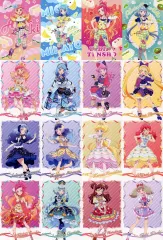 【中古】ポストカード 全16種セット 限定ポストカード 「アイカツフレンズ!×motto cafe」 カフェ＆グッズ共通特典
