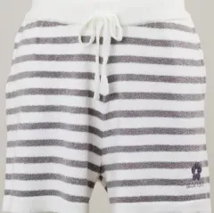 【中古】衣料雑貨 凪誠士郎 ルームウェア ショートパンツ ブラック×ホワイト レディースサイズ 「ブルーロック meets Palude」