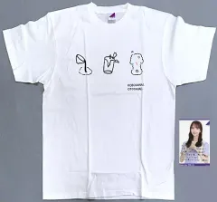 【中古】衣類 佐藤楓 生誕記念Tシャツ ホワイト Lサイズ 2023年3月度乃木坂46オフィシャルウェブショップ限定
