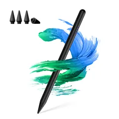 Luntak スタイラスペン ipad タッチペン 軽量 タブレット ペンシル 超高感度 アップルペンシル pro 高精度 アイパッド ペン パームリジェクション/傾き感知/磁気吸着 ipad mini6 ペン 2018年以降iPad/iPad Pro/iPa