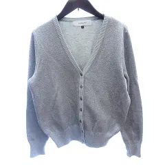 ルシェルブルー LE CIEL BLEU ニット カーディガン 長袖 38 M グレー /AU