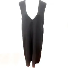 グローバルワーク GLOBAL WORK ワンピース Aライン マキシ ノースリーブ F 黒 ブラック /RT