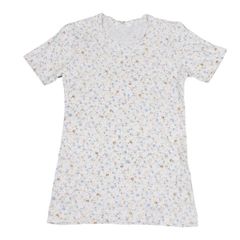 45rpm studio 鳥と葉プリント 半袖Tシャツ グレー - メルカリ