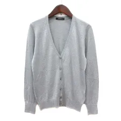 コムサイズム COMME CA ISM カーディガン ニット M グレー /MN