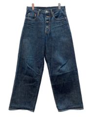 シュガーヒル SUGARHILL Classic Denim Pants クラシック デニム パンツ ボタンフライ シンチバック ワイド Gパン ジーンズ 青 ロゴ CLASS02 デニム ブルー サイズ32 104MB-467