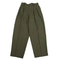 タケシコウサカバイ ワイズ ピンクレーベルTAKESHI KOSAKA by Y's Pink Label ポリウエストベルトデザインパンツ カーキ2