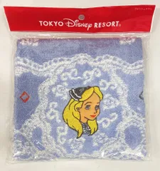 東京ディズニーリゾート ウォッシュタオル アリス/ブルー