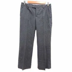 ユナイテッドアローズ UNITED ARROWS スラックスパンツ ウール 36 S グレー /YK