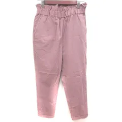 ジャーナルスタンダード JOURNAL STANDARD テーパードパンツ 麻混 リネン混 40 ダークピンク /RT