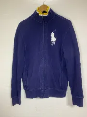 ポロラルフローレン ネイビー ジップアップ ジャケット ビッグ ポニー ロゴ L