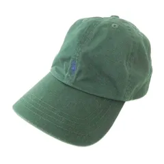 ポロ ラルフローレン POLO RALPH LAUREN キャップ ワンポイント ロゴ 帽子 フリーサイズ 緑 グリーン