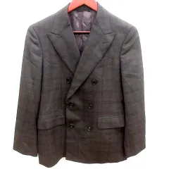 ザ・スーツカンパニー THE SUIT COMPANY ジャケット テーラード 総裏地 ウール 165cm 8Drop ダークブラウン /RT