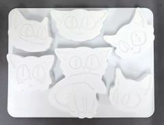 [중고] 식기 다이진 실리콘 몰드 [참새의 문 닫기 전]