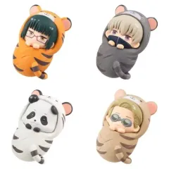 【中古】トレーディングフィギュア 全4種セット おくるみマスコット 「呪術廻戦 ぷにとっぷ おくるみたいがーあそーとvol.2」