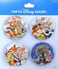 【中古】バッジ・ピンズ ジュディ＆ニック カンバッジセット(4個) 「ズートピア」 東京ディズニーリゾート限定