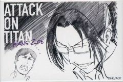進撃の巨人 ハンジ・ゾエ WIT STUDIO 浅野恭司 缶バッジコレクション
