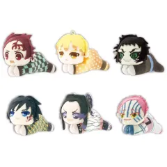 【中古】ぬいぐるみマスコット・ぬいぐるみバッジ 全6種セット 「鬼滅の刃 はぐキャラコレクション10」