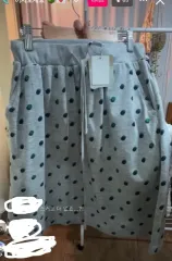 ヴィンテージ ニコアンド 森ガール マルヴィンテージ ドットスカート