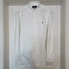 105) ポロ ラルフローレン 白 シャツ