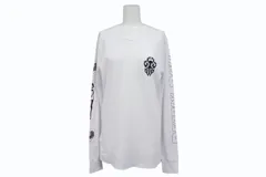 新品未使用 CHROME HEARTS クロムハーツ サーマル ロンT サイズL DEADLY DOLL 希少 ピンク ブラック ホワイト 中古 4b011088