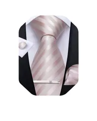 [DiBanGu] ネクタイ ハンカチ カフスネクタイ タイピン セット メンズ フォーマル 入学式 ビジネス 結婚式