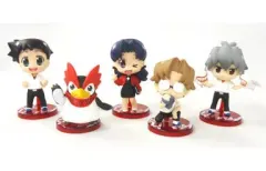 【中古】トレーディングフィギュア 全5種セット 「一番くじ ヱヴァンゲリヲン新劇場版 ～PROJECT EVA RACING～」 F賞 ぷちえう  ぁ もっと!＠サーキットコレクション さいどえー