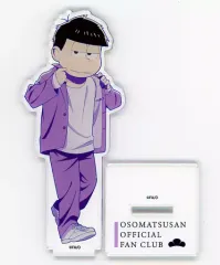 【中古】アクリルスタンド・アクリルパネル 一松 アクリルスタンド ファンクラブver. 「おそ松さん」