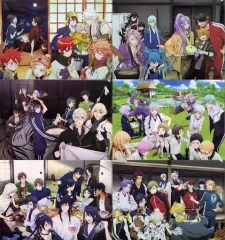 【中古】クリアファイル 集合(横型) A4クリアファイル6枚セット 「続 刀剣乱舞-花丸-」