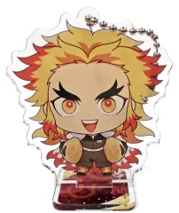 【中古】雑貨 煉獄杏寿郎 「セガコラボカフェ 鬼滅の刃 スタンド付きデフォルメアクリルキーホルダーB」