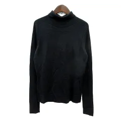 コントワーデコトニエ COMPTOIR DES COTONNIERS ユニクロ UNIQLO ニット セーター ハイネック 長袖 ウール XL 黒 ブラック /MN ●RY