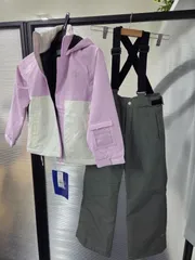 Ocean Pacific OP オーシャンパシフィック キッズ スノーウェア M 130 140 ピンク 上下セット 新品