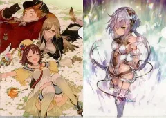 【中古】クリアファイル [単品] 集合 クリアファイル2種セット 「PS4/PS3/PS Vitaソフト ソフィーのアトリエ ～不思議な本の錬金術士～ ファミ通DXパック」 エビテン限定セット同梱特典
