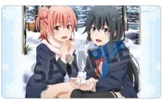 [중고] 탁상 매트 유키노시타 유키노 & 유이가하마 유이(2019 winter ver.) 러버 매트 [역시 내 청춘 러브 쌀은 틀린다.완료]