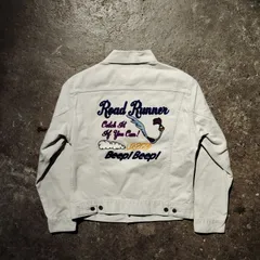 SUGAR CANE × LOONEY TUNES Road Runner デニムジャケット 38 シュガーケーン ルーニーチューンズ ロードランナー ピケ SC10958