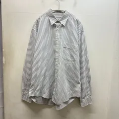 Yves Saint Laurent イヴサンローラン Stripe Shirt ストライプシャツ ホワイト系 size:16 1/2 【中目黒B02】