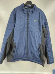 アンダーアーマー キルティング ジャケット ネイビー