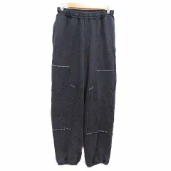 ジーナシス JEANASIS ジョガーパンツ スウェット F 黒 ブラック /YK