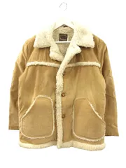 ヴィンテージ VINTAGE RAMSGATE 70s コーデュロイ裏ボアジャケット ランチコート ブラウン 42