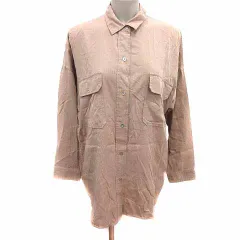 ジーナシス JEANASIS シャツ ブラウス 長袖 F ベージュ /YK