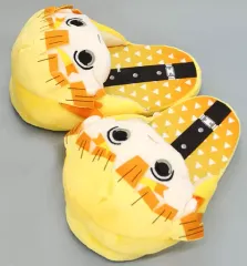 【中古】ルームシューズ・室内履き 我妻善逸 クニャック(スリッパ) 「鬼滅の刃×しまむら」のサムネイル