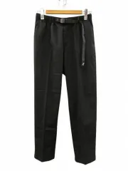 グラミチ GRAMICCI ロウワーケース LOWERCASE ワイドテーパードスラックスパンツ イージーパンツ ブラック 黒 L